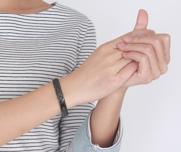 Women's Fashion Black Bracelet-Womens Bracelet-SunnyHouse Jewelry
