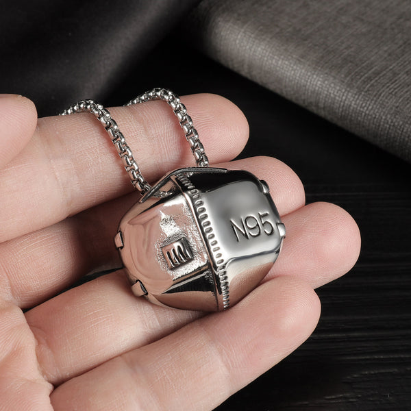 Men's Fashion Mask N95 Pendant Necklace-Mens Pendant Necklace-SunnyHouse Jewelry