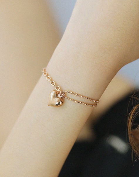 Women's Fashion Beautiful Heart Bracelet-Womens Bracelet-SunnyHouse Jewelry