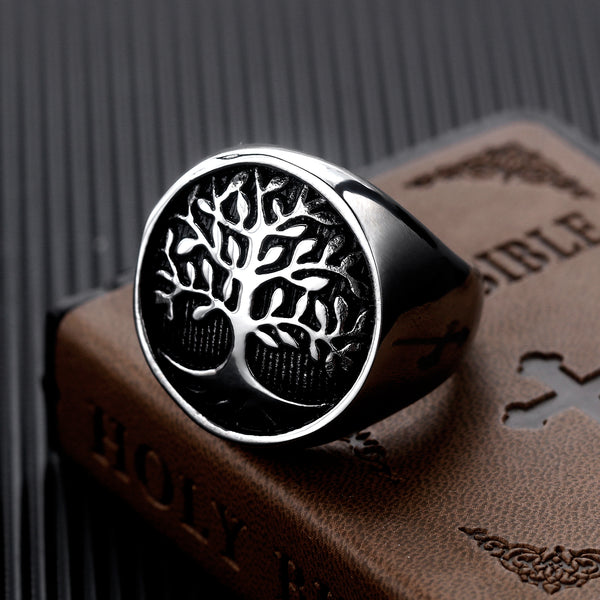 Men's Fashion Life Tree Ring-Mens Ring-SunnyHouse Jewelry