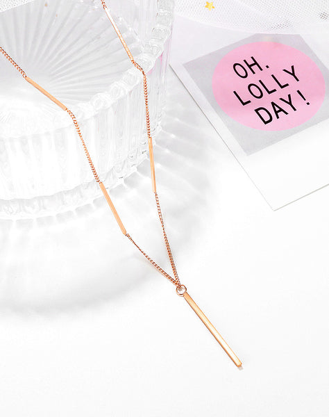 Women's Fashion Blinking Stick Pendant Necklace-Womens Pendant Necklace-SunnyHouse Jewelry