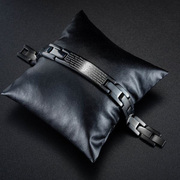 Men's Fashion Bible Cross Bracelet-Mens Bracelet-SunnyHouse Jewelry