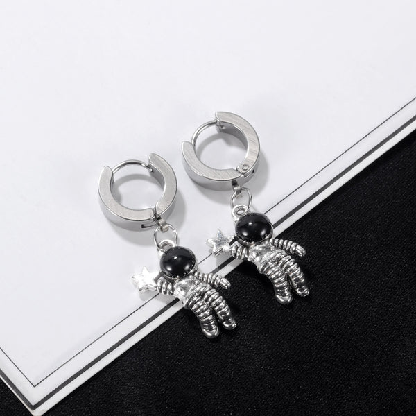 Women's Fashion Astronaut Earrings-Womens Earrings-SunnyHouse Jewelry