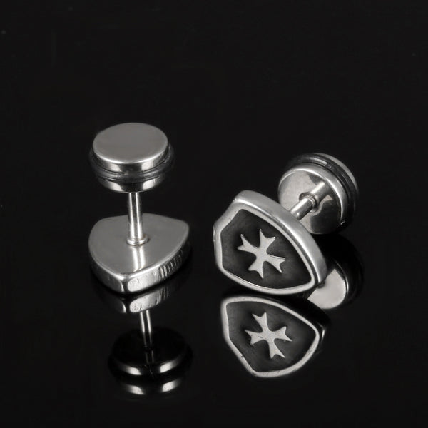 Women's Fashion Cross Earrings-Womens Earrings-SunnyHouse Jewelry