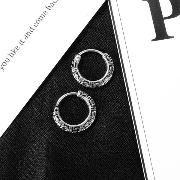 Women's Fashion Hoop Earrings-Womens Earrings-SunnyHouse Jewelry