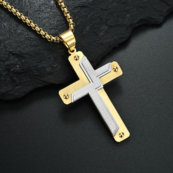 Men's Fashion Special Cross Pendant Necklace-Mens Pendant Necklace-SunnyHouse Jewelry