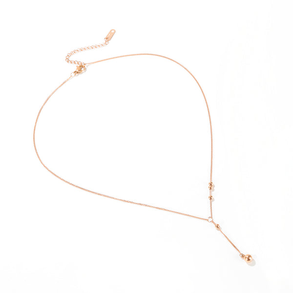 Women's Fashion Blinking Bead Pendant Necklace-Womens Pendant Necklace-SunnyHouse Jewelry