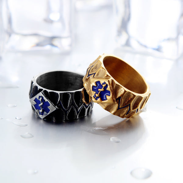 Men's Fashion Medical Sign Ring-Mens Ring-SunnyHouse Jewelry