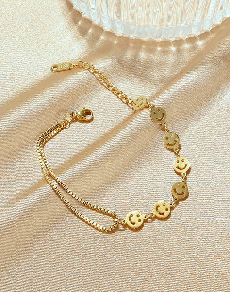 Women's Fashion Smiling Bracelet-Womens Bracelet-SunnyHouse Jewelry