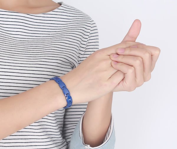 Women's Fashion Blue Bracelet-Womens Bracelet-SunnyHouse Jewelry