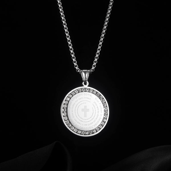 Men's Fashion Cross Pendant Necklace-Mens Pendant Necklace-SunnyHouse Jewelry