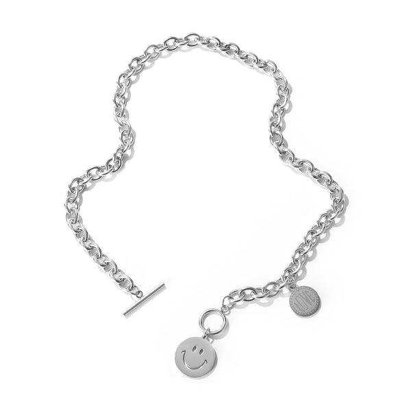 Women's Fashion Smile Pendant Necklace-Womens Pendant Necklace-SunnyHouse Jewelry