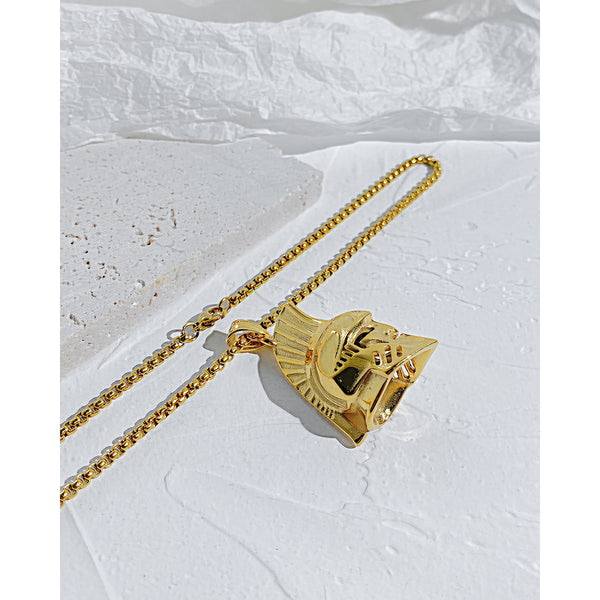 Men's Fashion Helmet Pendant Necklace-Mens Pendant Necklace-SunnyHouse Jewelry
