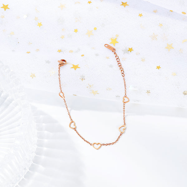 Women's Fashion Cute Heart Bracelet-Womens Bracelet-SunnyHouse Jewelry