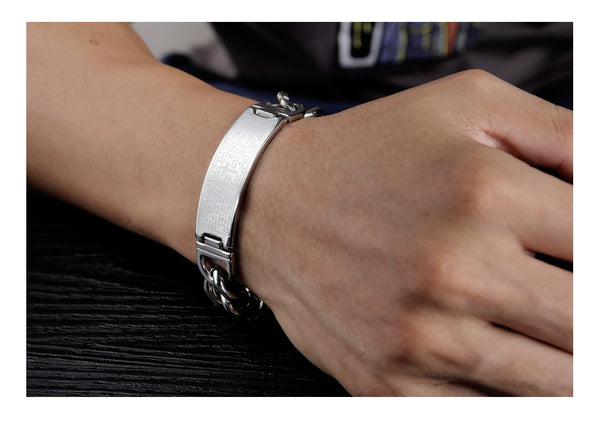 Men's Fashion Cross Bracelet-Mens Bracelet-SunnyHouse Jewelry