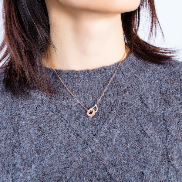 Women's Fashion Blinking Ring Pendant Necklace-Womens Pendant Necklace-SunnyHouse Jewelry