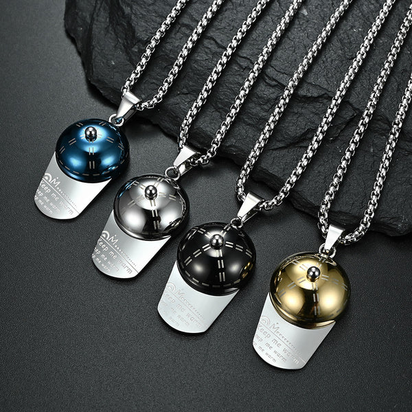 Men's Fashion Keep Me Warm Cap Pendant Necklace-Mens Pendant Necklace-SunnyHouse Jewelry