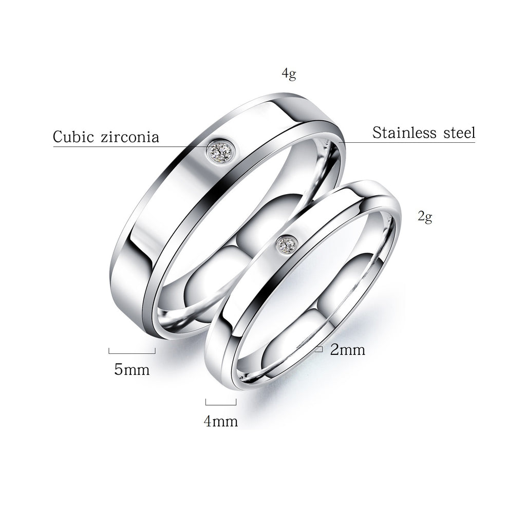 Acheerup Personalized Name Ring for Women Men Stainless Steel Custom  Frosted Crown Letters Adjustable Couple Rings Jewelry Gift - AliExpress