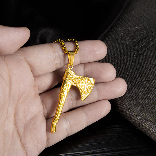 Men's Fashion Hip Hop AX Pendant Necklace-Mens Pendant Necklace-SunnyHouse Jewelry