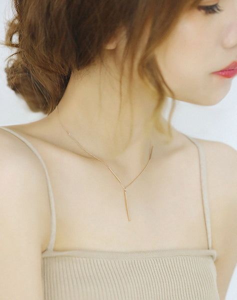 Women's Fashion Blinking Stick Pendant Necklace-Womens Pendant Necklace-SunnyHouse Jewelry