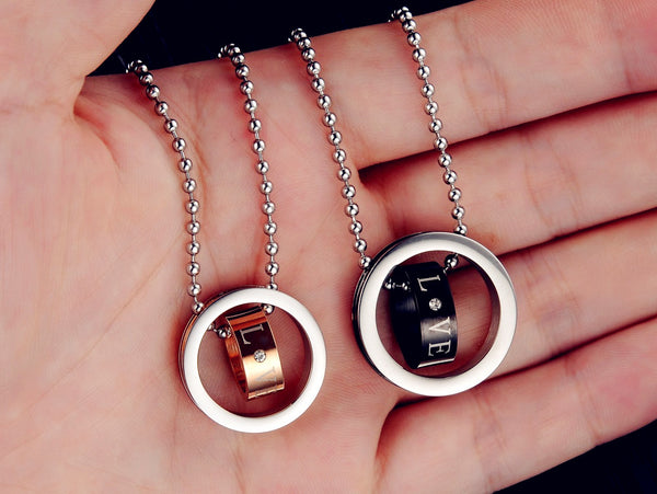 His & Hers Matching Set Dreams Come True Couple Necklace Couple Jewelry Set-Couple Necklace-SunnyHouse Jewelry