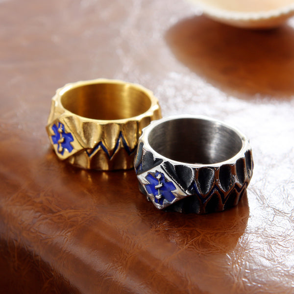 Men's Fashion Medical Sign Ring-Mens Ring-SunnyHouse Jewelry
