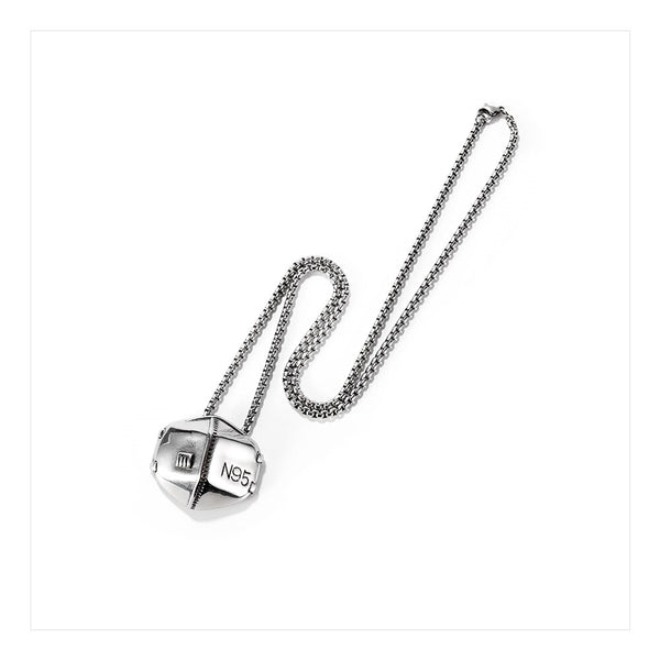 Men's Fashion Mask N95 Pendant Necklace-Mens Pendant Necklace-SunnyHouse Jewelry