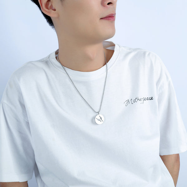 Men's Fashion Flash Pendant Necklace-Mens Pendant Necklace-SunnyHouse Jewelry