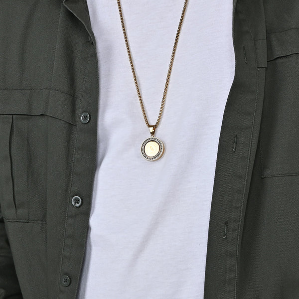 Men's Fashion Victory Applaud Pendant Necklace-Mens Pendant Necklace-SunnyHouse Jewelry