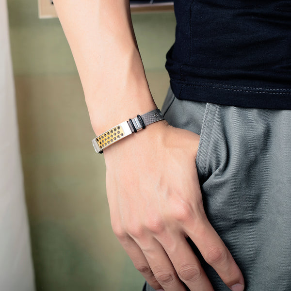 Men's Fashion Cell Bracelet-Mens Bracelet-SunnyHouse Jewelry