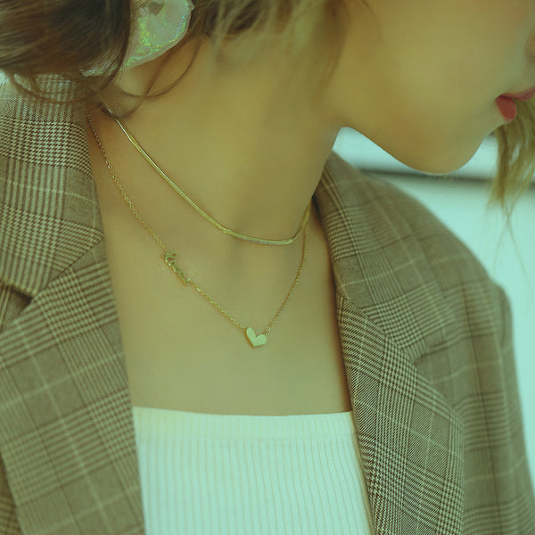 Women's Fashion Cute Heart Pendant Necklace-Womens Pendant Necklace-SunnyHouse Jewelry