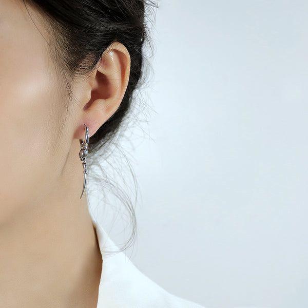 Women's Fashion Hip Hop Sword Earrings-Womens Earrings-SunnyHouse Jewelry