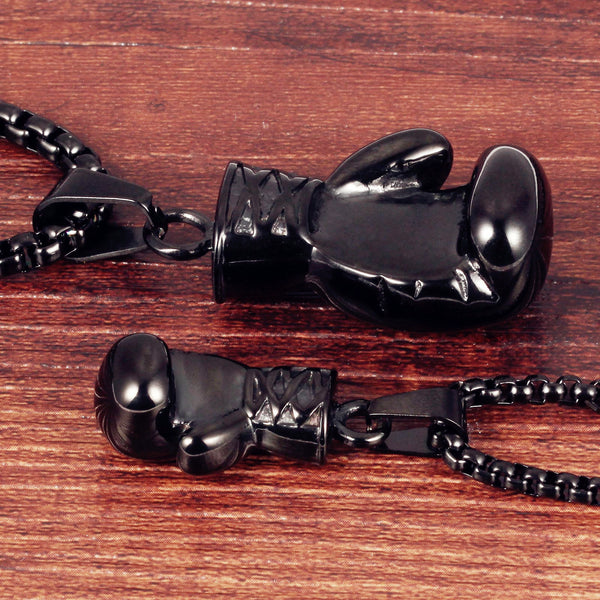 His & Hers Matching Set Boxing Style Couple Necklace Couple Jewelry Set-Couple Necklace-SunnyHouse Jewelry