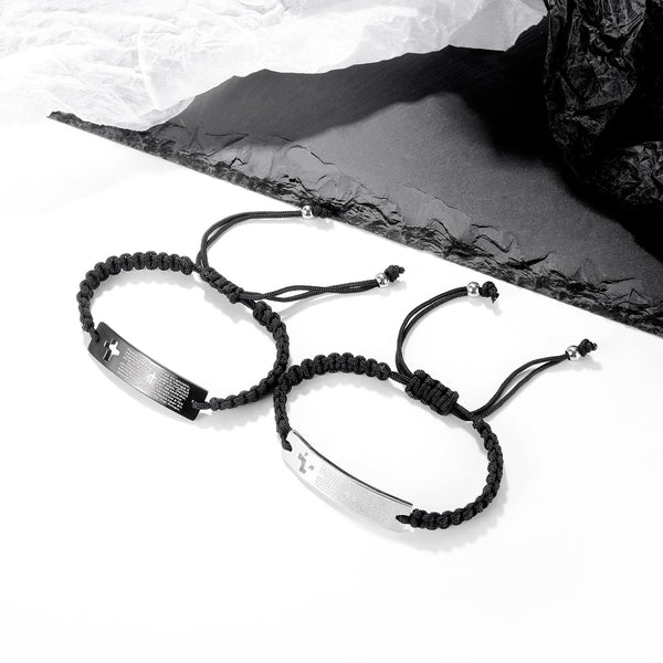 Men's Fashion Cross Bracelet-Mens Bracelet-SunnyHouse Jewelry