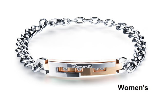 His & Hers Matching Set Romantic Couple Bracelets, Valentine, Anniversary, Wedding, Promise, Engagement Gift-Couple Bracelets-SunnyHouse Jewelry