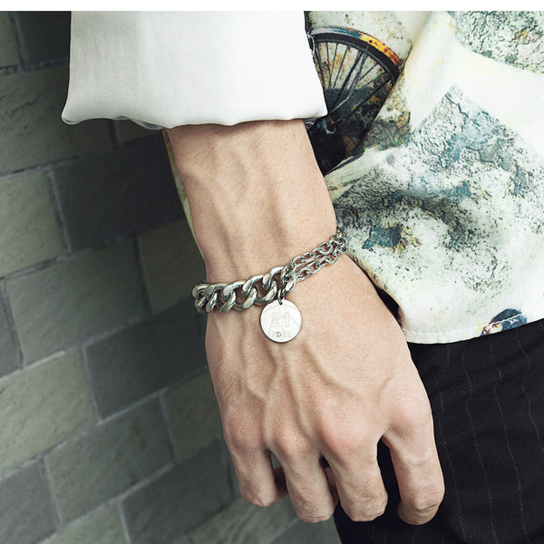 Men's Fashion 24 Kobe Bracelet-Mens Bracelet-SunnyHouse Jewelry