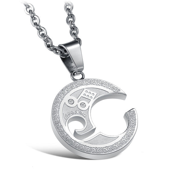 His & Hers Matching Set Stradivarius Style Couple Necklace Couple Jewelry Set-Couple Necklace-SunnyHouse Jewelry