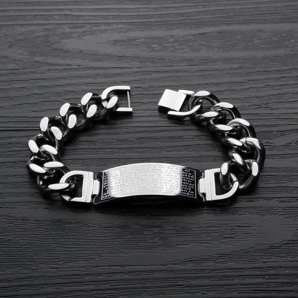 Men's Fashion Cross Bracelet-Mens Bracelet-SunnyHouse Jewelry