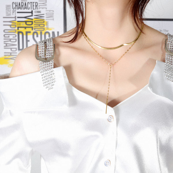 Women's Fashion Simple Pendant Necklace-Womens Pendant Necklace-SunnyHouse Jewelry