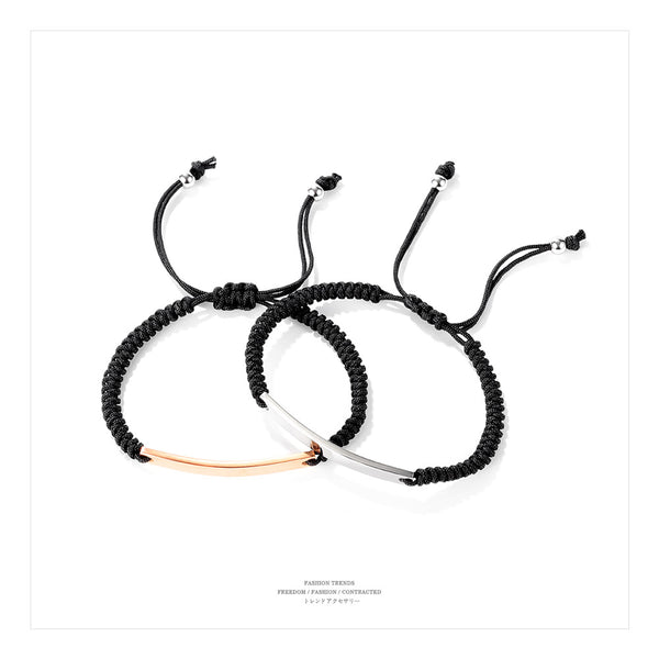 His & Hers Matching Set Customized Couple Bracelets-Couple Bracelets-SunnyHouse Jewelry