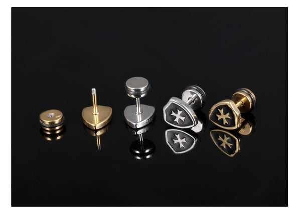 Women's Fashion Cross Earrings-Womens Earrings-SunnyHouse Jewelry