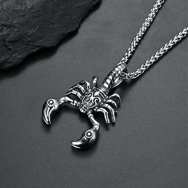 Men's Fashion Scorpion Pendant Necklace-Mens Pendant Necklace-SunnyHouse Jewelry