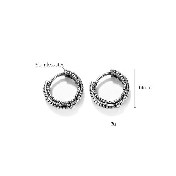 Women's Fashion Hoop Earrings-Womens Earrings-SunnyHouse Jewelry
