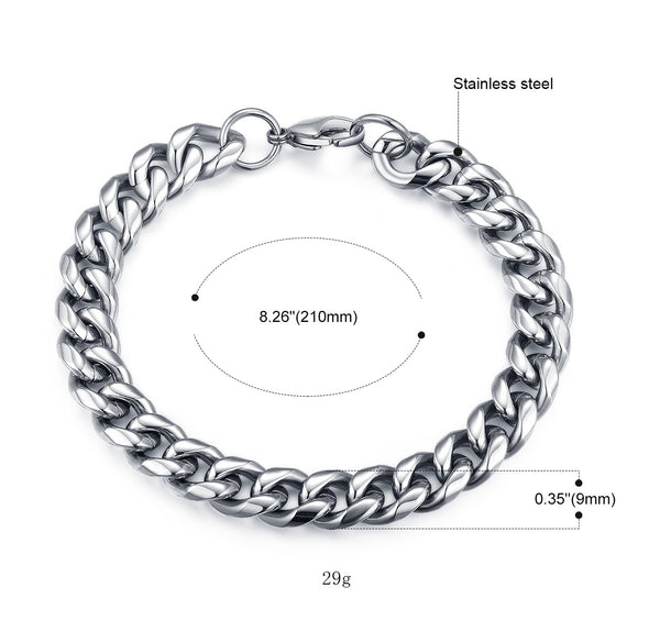 Men's Fashion Link Bracelet-Mens Bracelet-SunnyHouse Jewelry