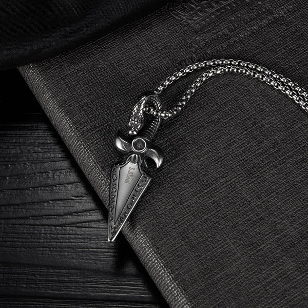 Men's Fashion Snake Sword Hip Hop Pendant Necklace-Mens Pendant Necklace-SunnyHouse Jewelry