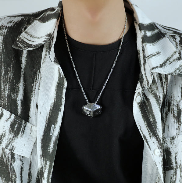 Men's Fashion Mask N95 Pendant Necklace-Mens Pendant Necklace-SunnyHouse Jewelry