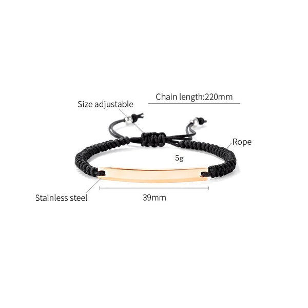 His & Hers Matching Set Customized Couple Bracelets-Couple Bracelets-SunnyHouse Jewelry