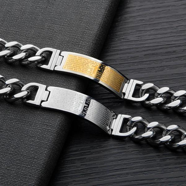 Men's Fashion Cross Bracelet-Mens Bracelet-SunnyHouse Jewelry