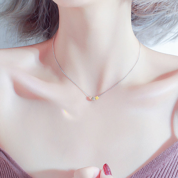 Women's Fashion Lucky Dice Pendant Necklace-Womens Pendant Necklace-SunnyHouse Jewelry