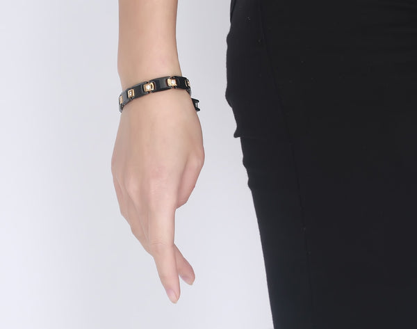 Women's Fashion Black Bracelet-Womens Bracelet-SunnyHouse Jewelry